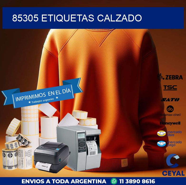 85305 ETIQUETAS CALZADO
