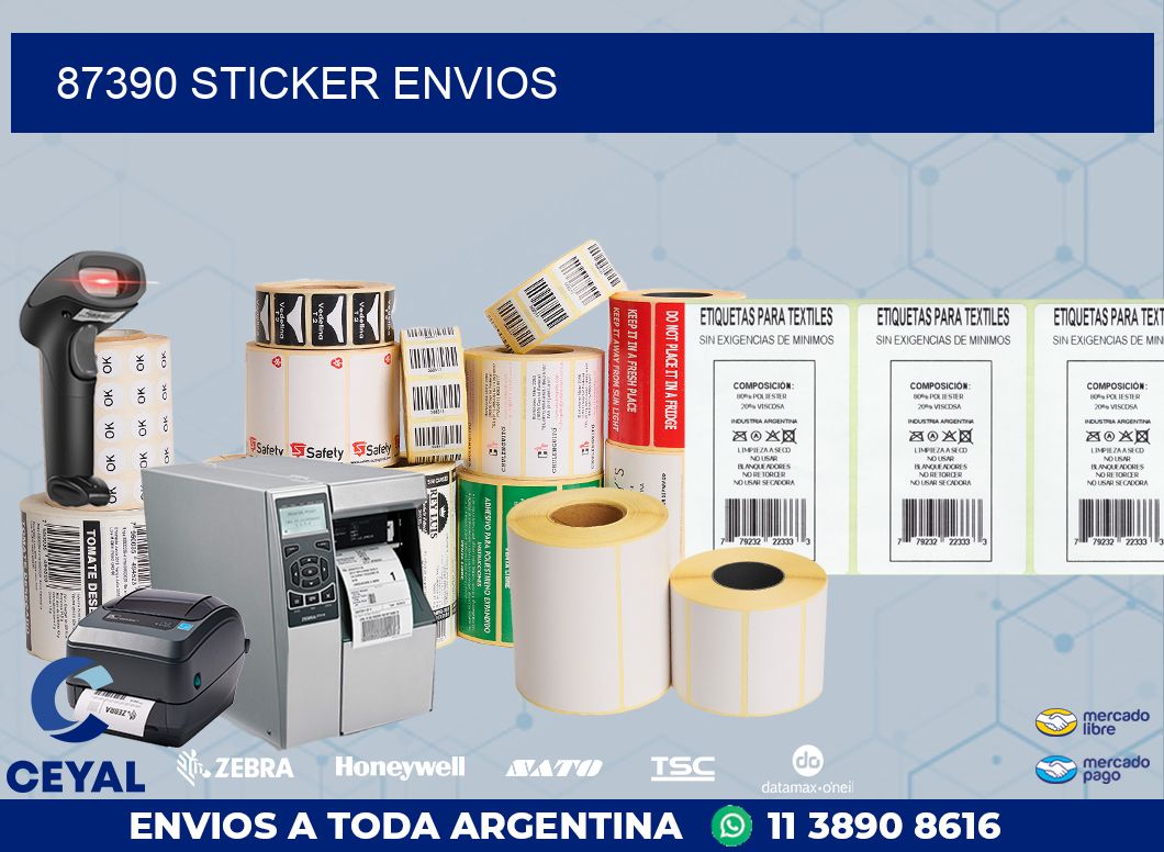 87390 STICKER ENVIOS