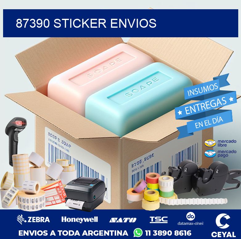 87390 STICKER ENVIOS