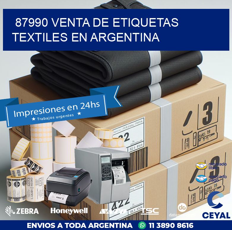 87990 VENTA DE ETIQUETAS TEXTILES EN ARGENTINA