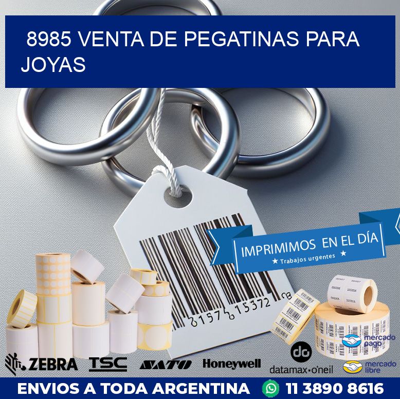 8985 VENTA DE PEGATINAS PARA JOYAS