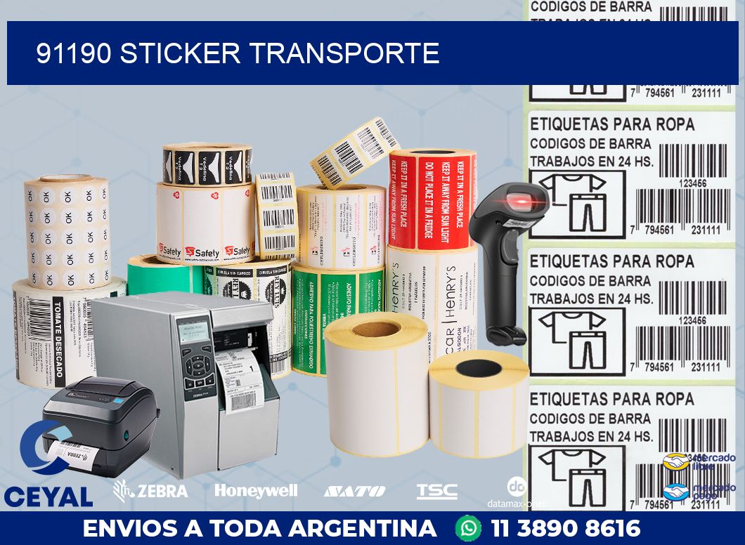 91190 STICKER TRANSPORTE