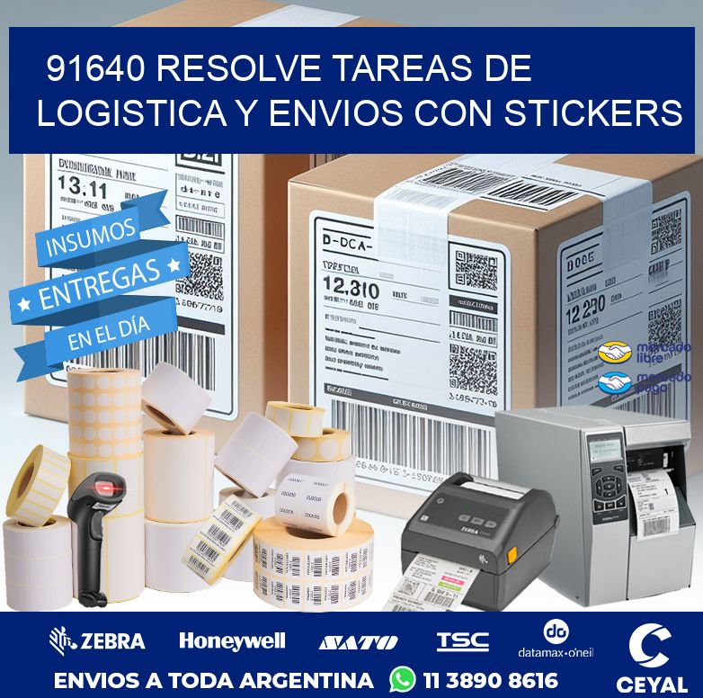 91640 RESOLVE TAREAS DE LOGISTICA Y ENVIOS CON STICKERS