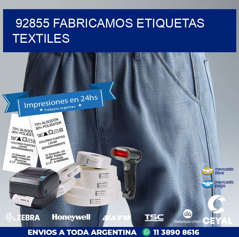 92855 FABRICAMOS ETIQUETAS TEXTILES