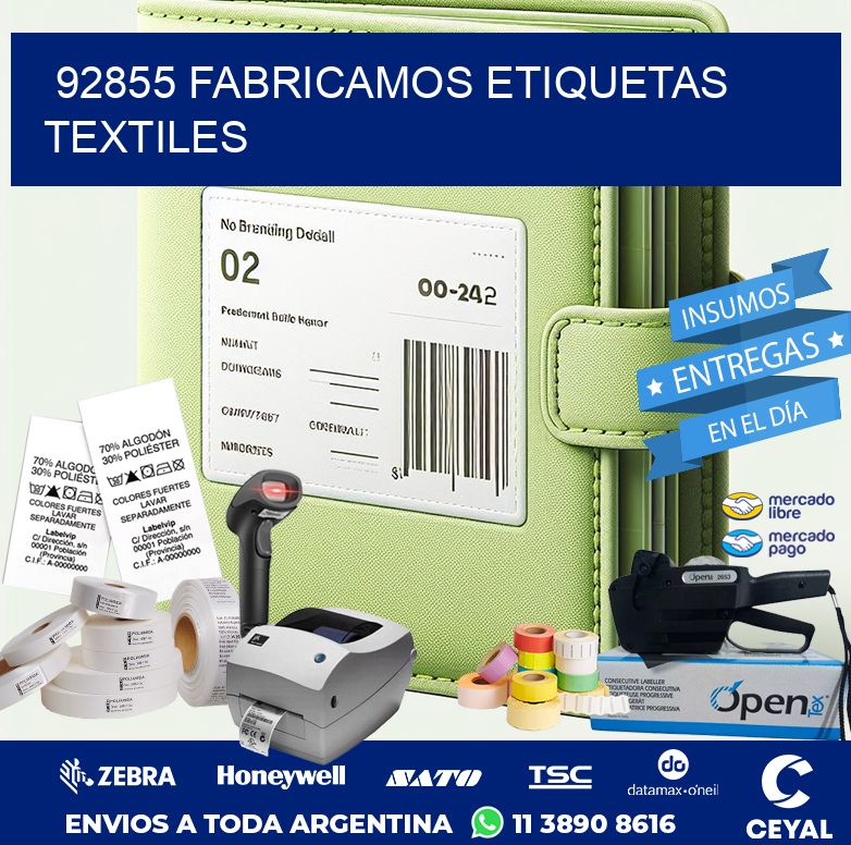 92855 FABRICAMOS ETIQUETAS TEXTILES