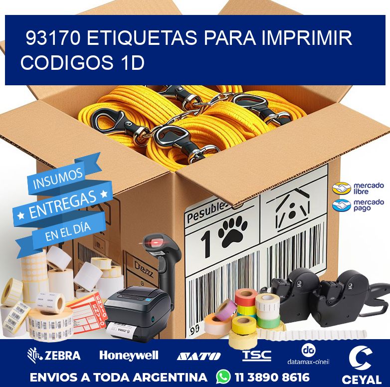 93170 ETIQUETAS PARA IMPRIMIR CODIGOS 1D