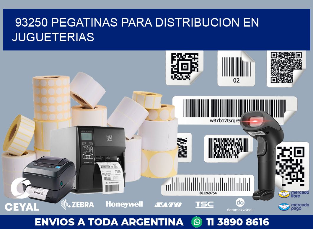 93250 PEGATINAS PARA DISTRIBUCION EN JUGUETERIAS
