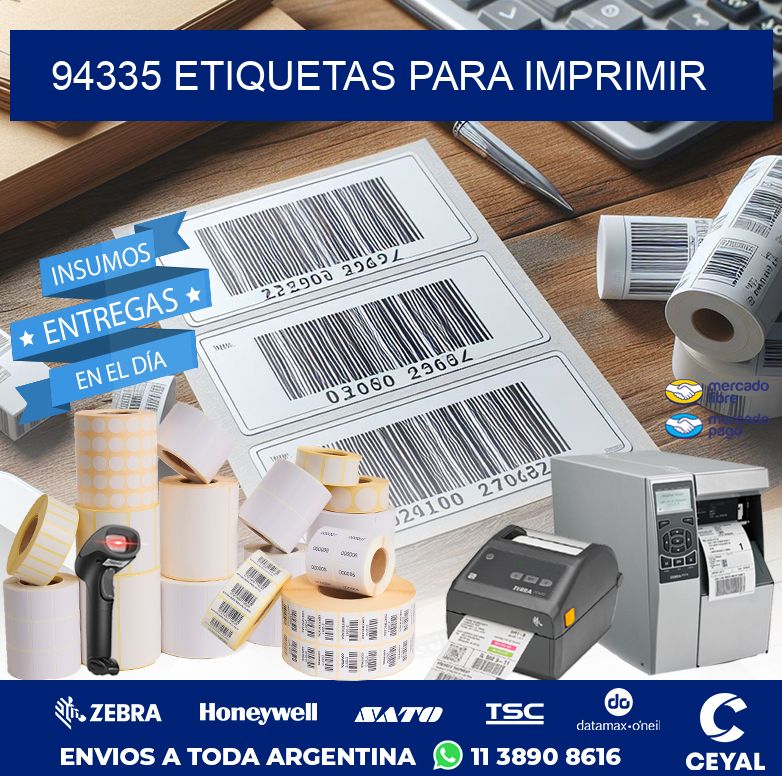 94335 ETIQUETAS PARA IMPRIMIR