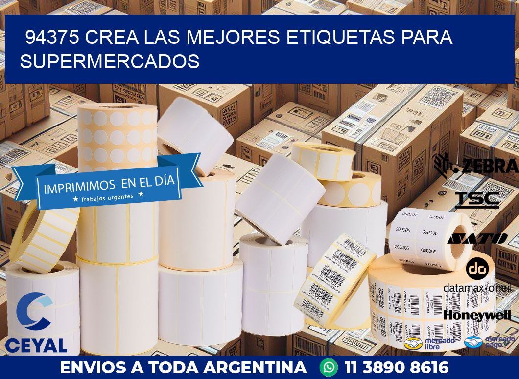 94375 CREA LAS MEJORES ETIQUETAS PARA SUPERMERCADOS