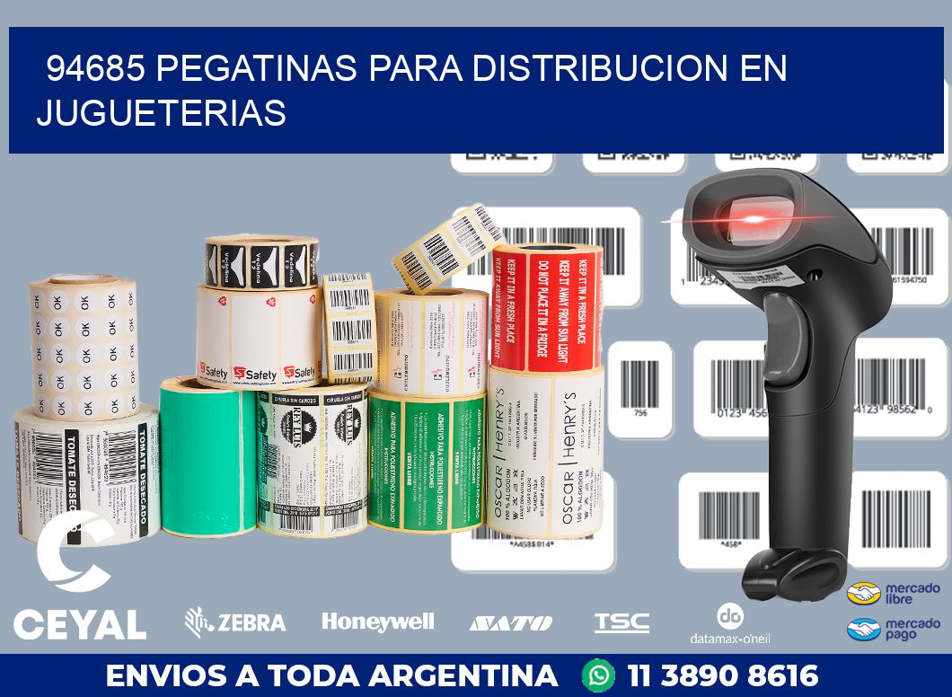 94685 PEGATINAS PARA DISTRIBUCION EN JUGUETERIAS