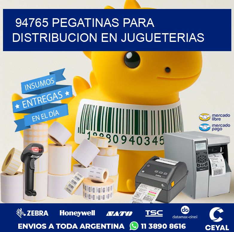 94765 PEGATINAS PARA DISTRIBUCION EN JUGUETERIAS