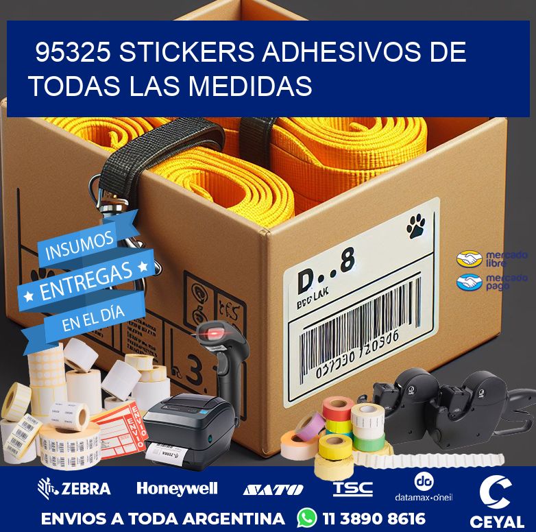 95325 STICKERS ADHESIVOS DE TODAS LAS MEDIDAS