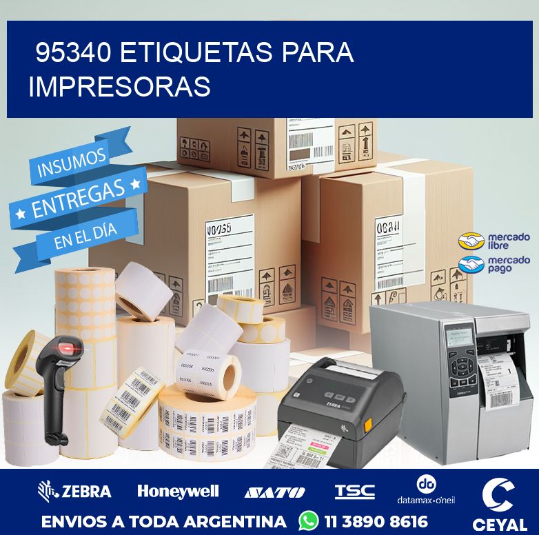 95340 ETIQUETAS PARA IMPRESORAS