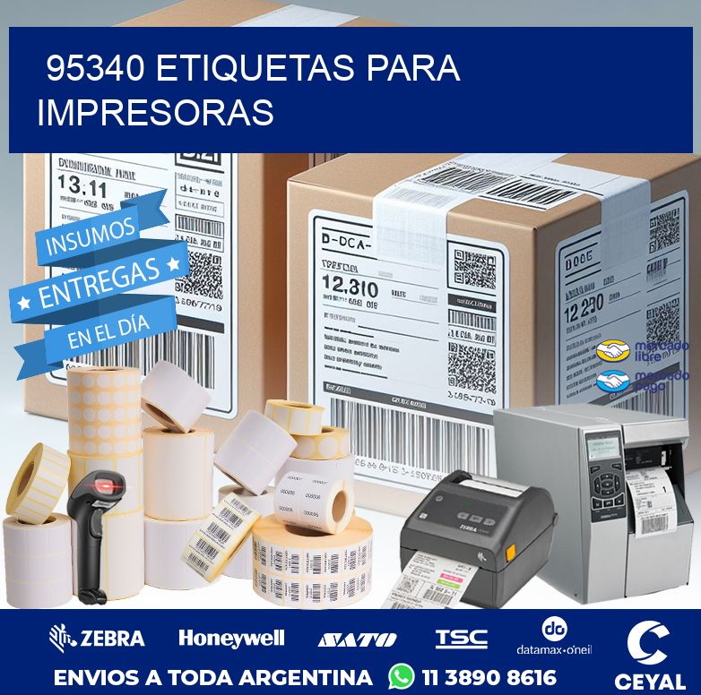 95340 ETIQUETAS PARA IMPRESORAS
