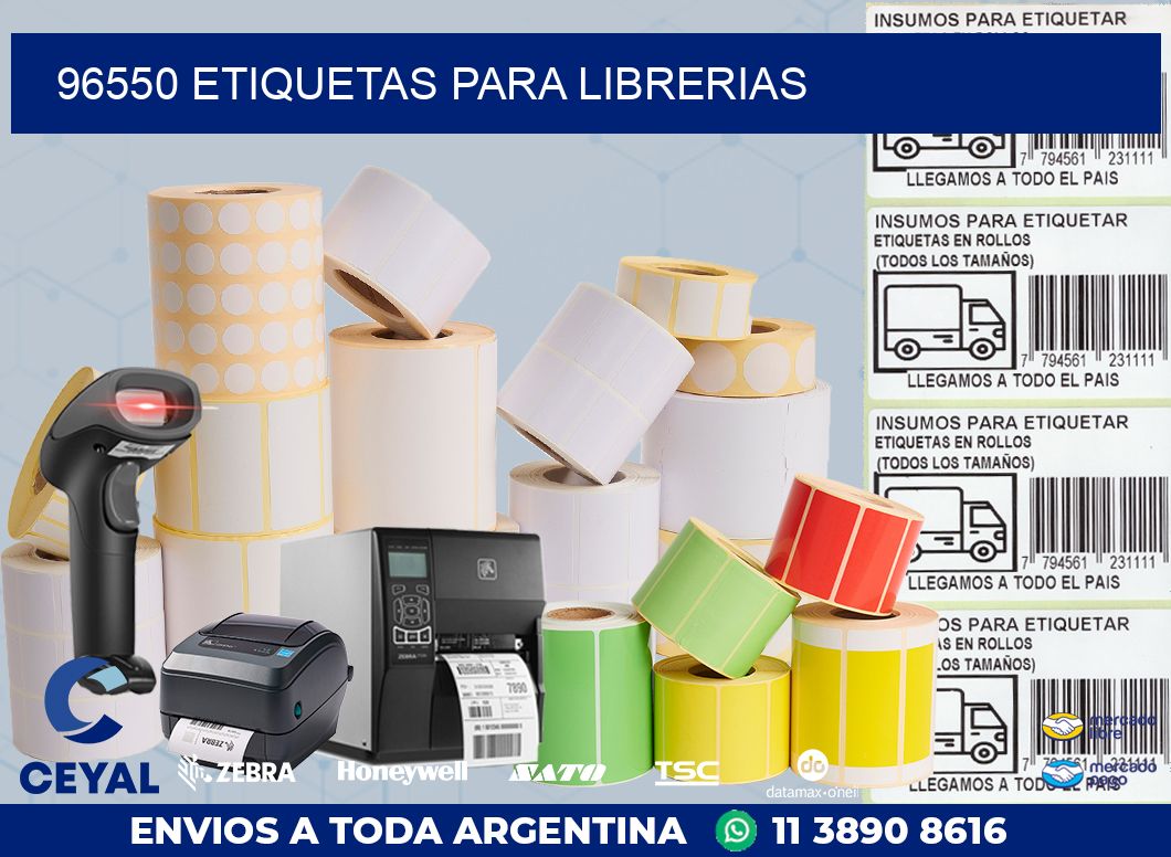 96550 ETIQUETAS PARA LIBRERIAS