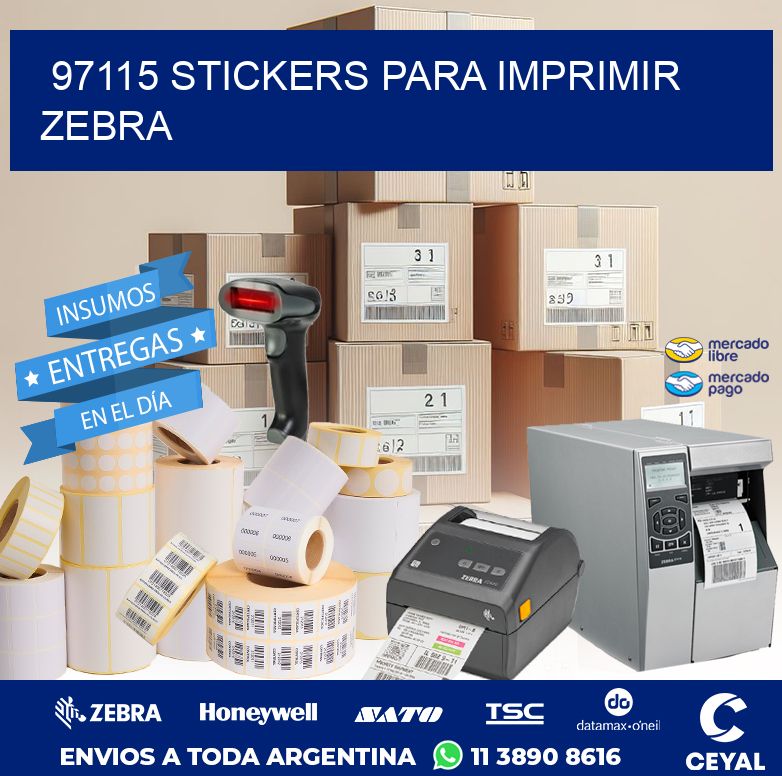 97115 STICKERS PARA IMPRIMIR ZEBRA