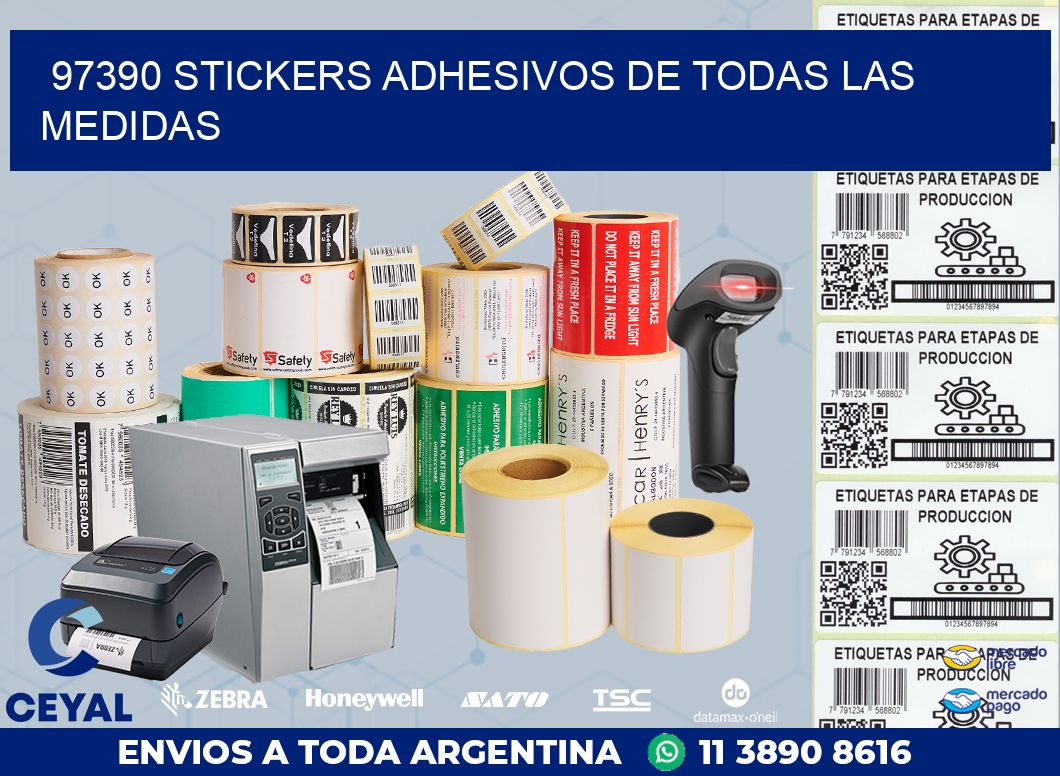 97390 STICKERS ADHESIVOS DE TODAS LAS MEDIDAS