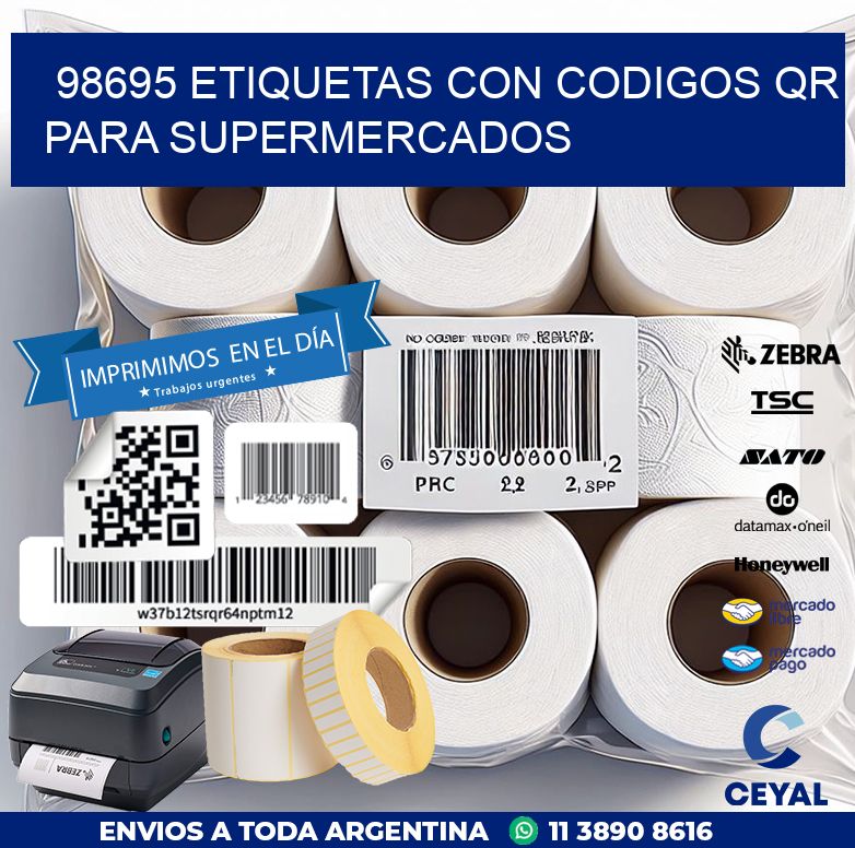 98695 ETIQUETAS CON CODIGOS QR PARA SUPERMERCADOS