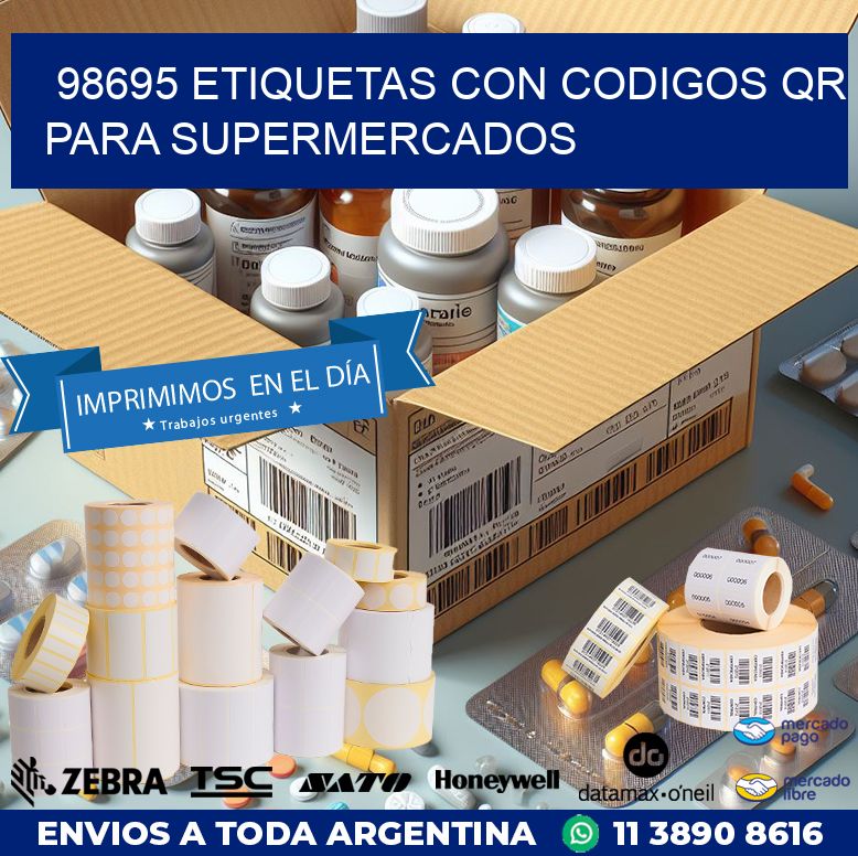 98695 ETIQUETAS CON CODIGOS QR PARA SUPERMERCADOS
