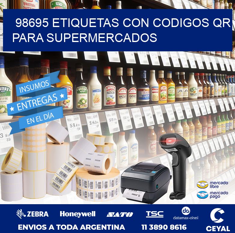 98695 ETIQUETAS CON CODIGOS QR PARA SUPERMERCADOS