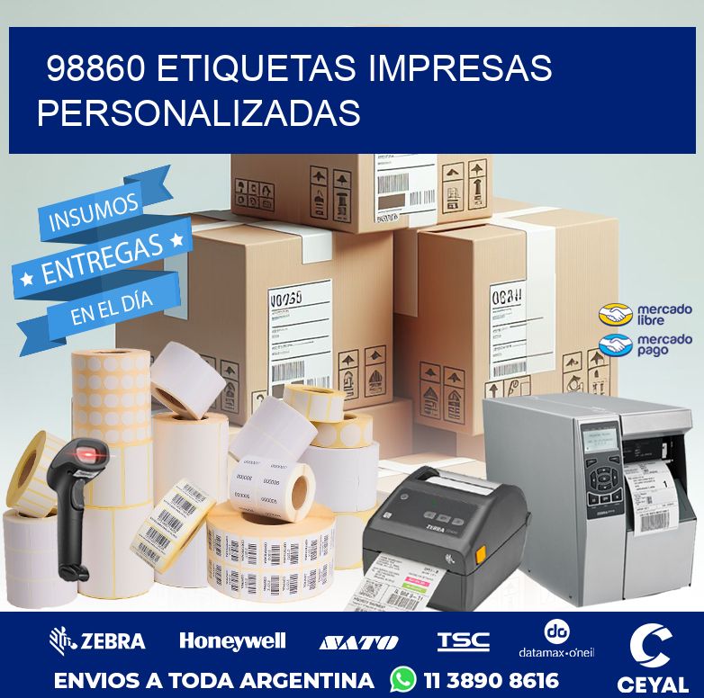 98860 ETIQUETAS IMPRESAS PERSONALIZADAS