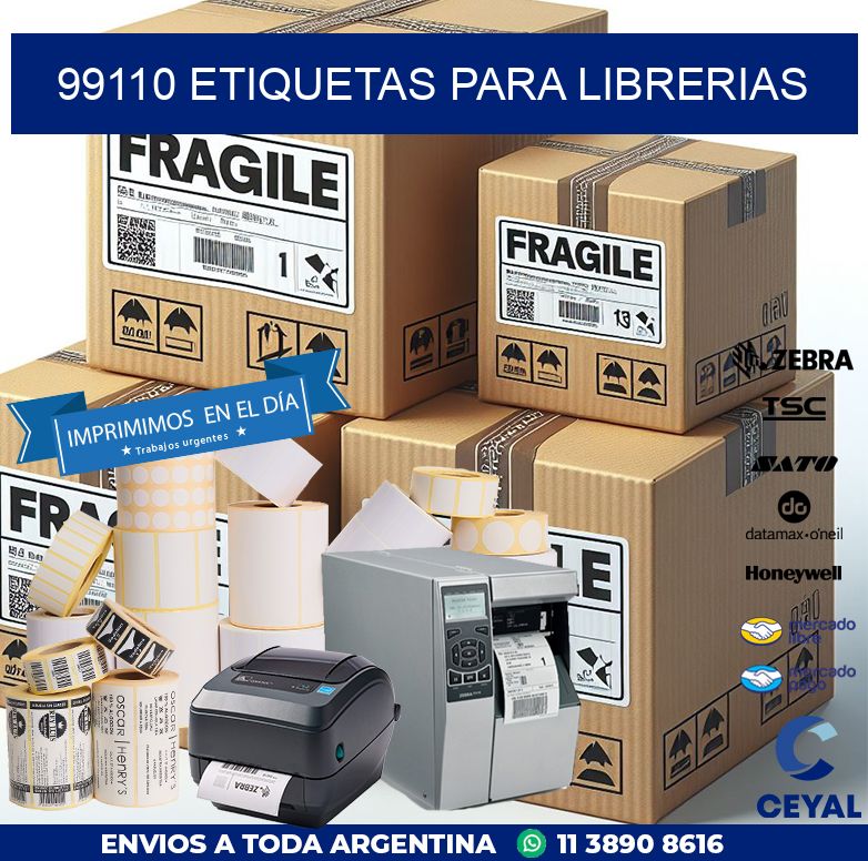 99110 ETIQUETAS PARA LIBRERIAS