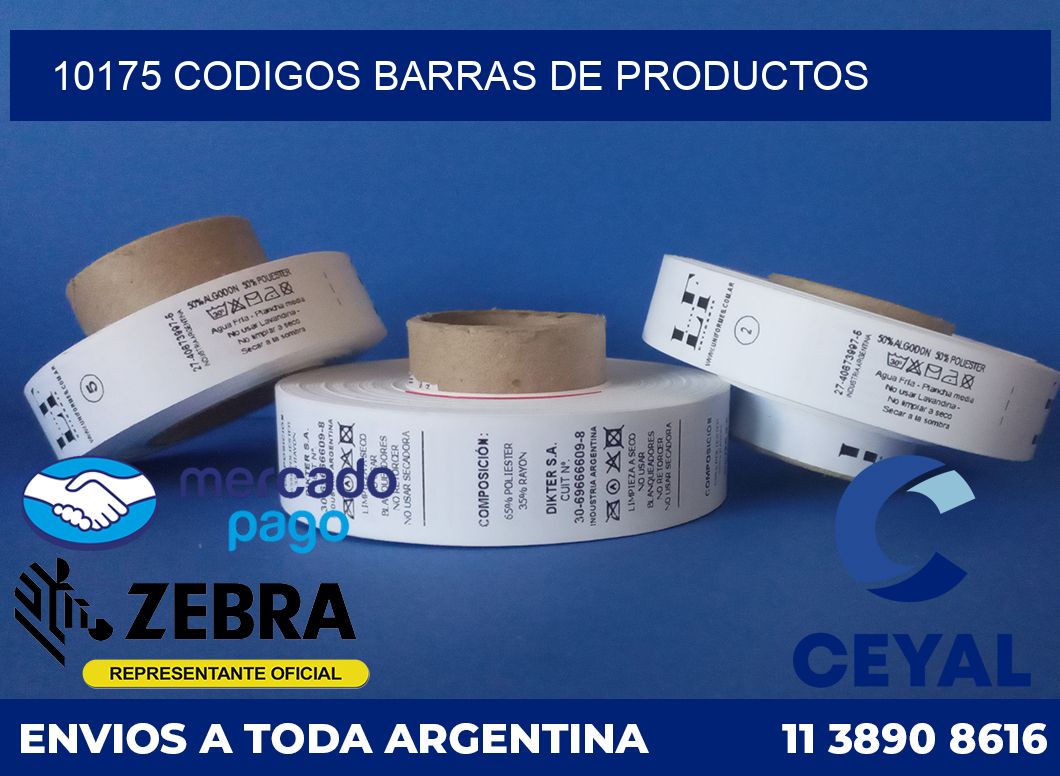 10175 CODIGOS BARRAS DE PRODUCTOS
