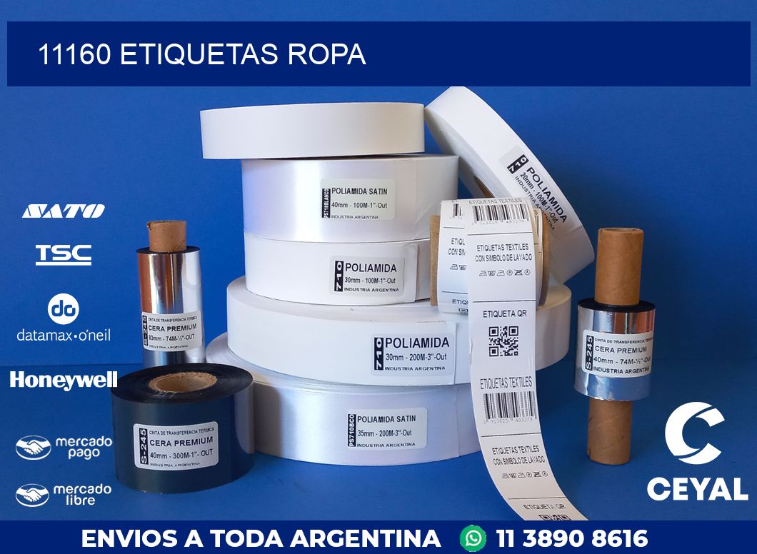 11160 ETIQUETAS ROPA