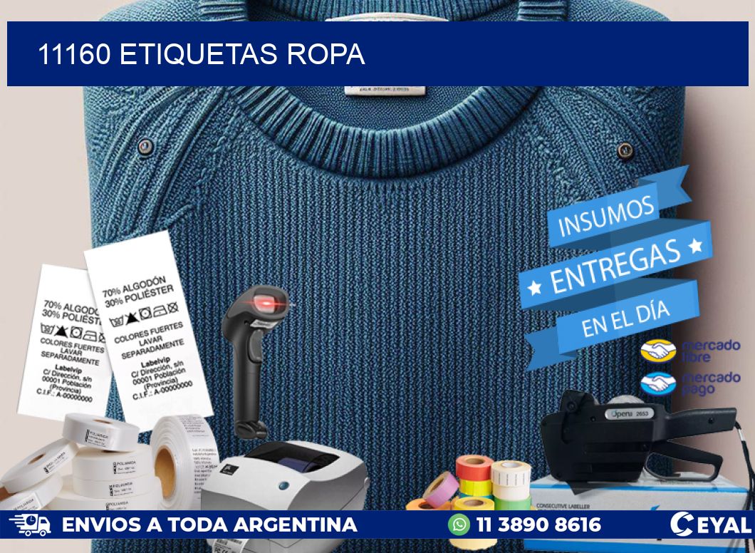 11160 ETIQUETAS ROPA
