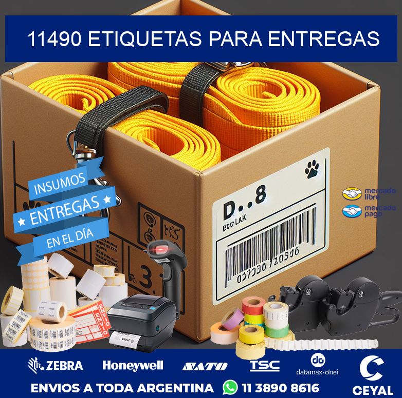 11490 ETIQUETAS PARA ENTREGAS