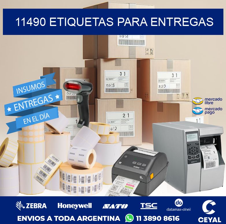 11490 ETIQUETAS PARA ENTREGAS