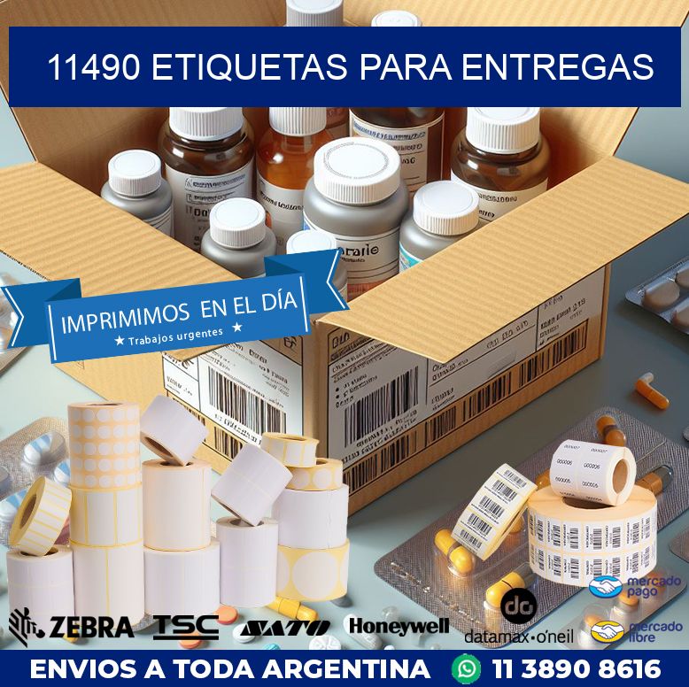11490 ETIQUETAS PARA ENTREGAS