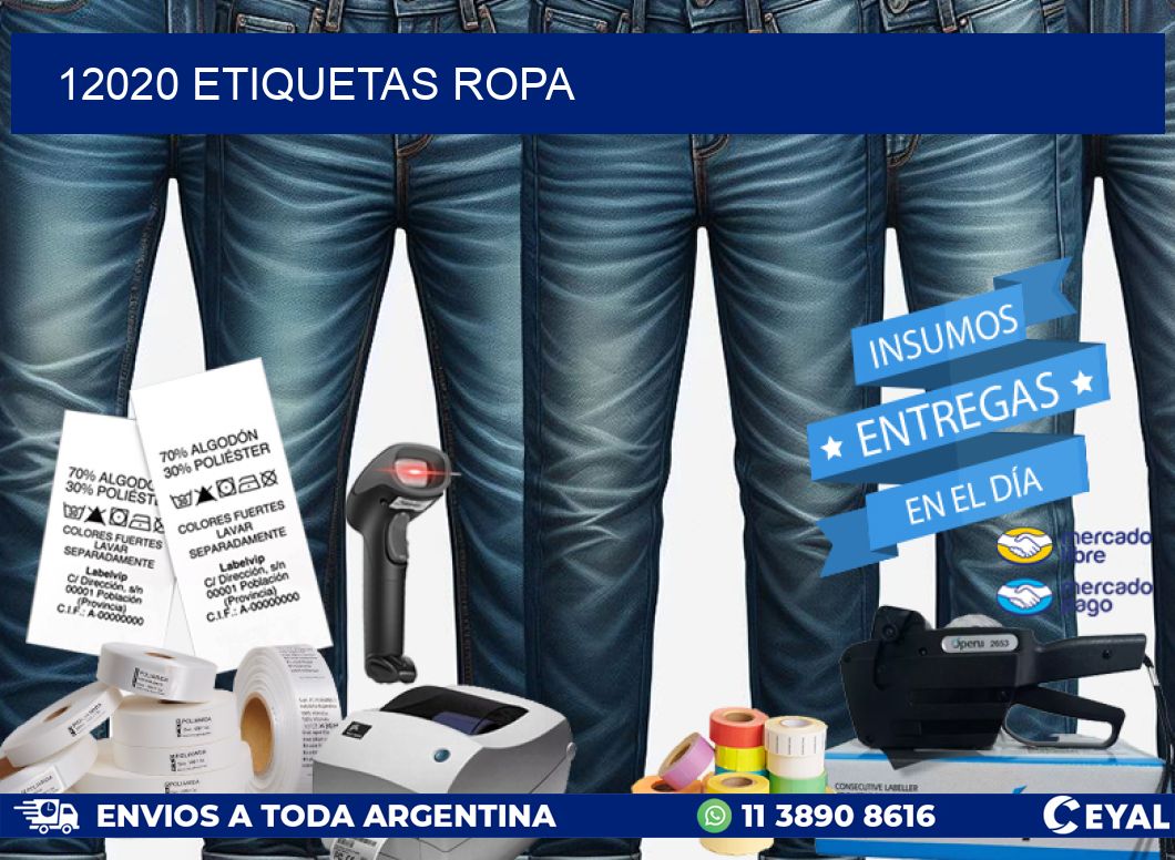 12020 ETIQUETAS ROPA
