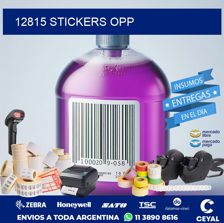 12815 STICKERS OPP