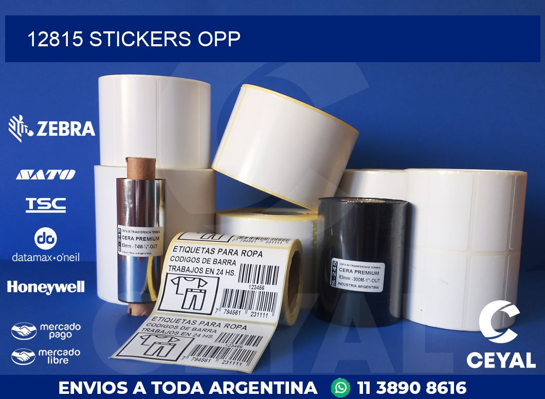 12815 STICKERS OPP