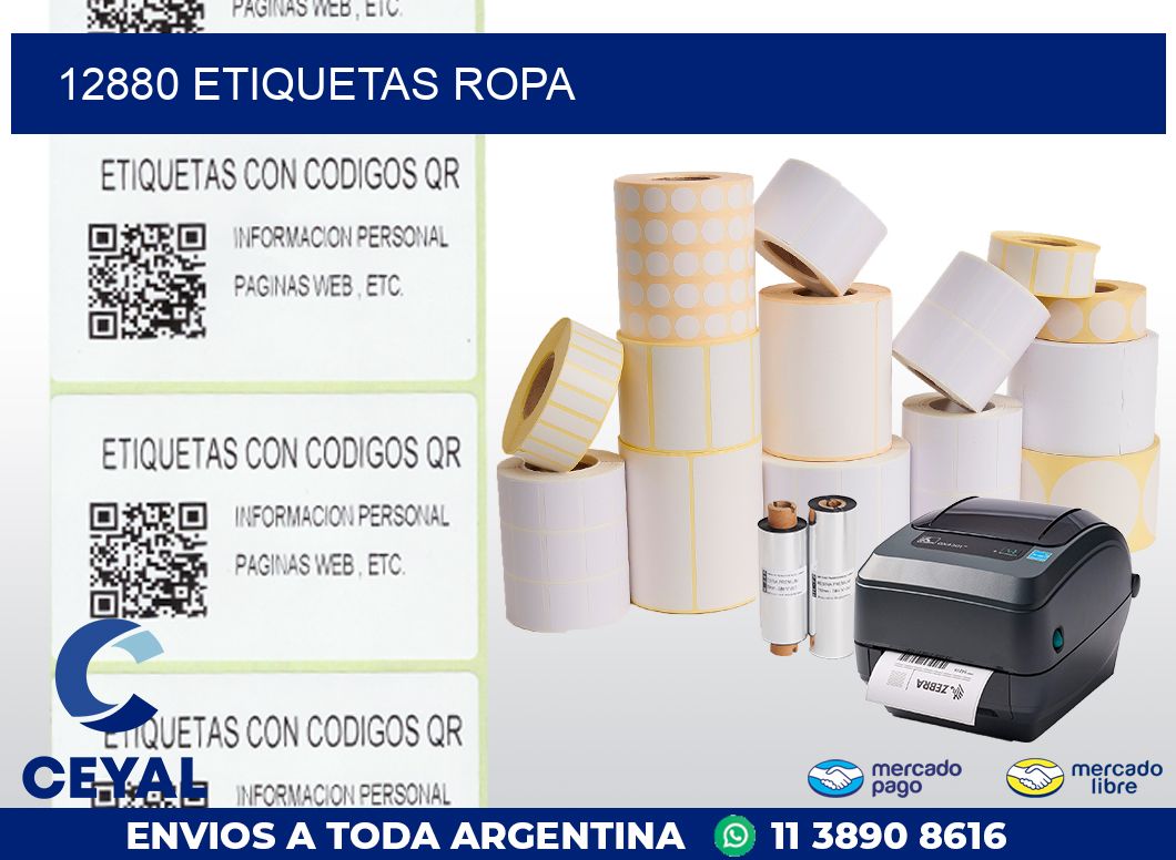 12880 ETIQUETAS ROPA