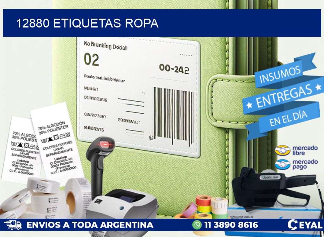 12880 ETIQUETAS ROPA