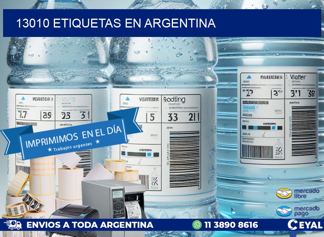 13010 etiquetas en argentina