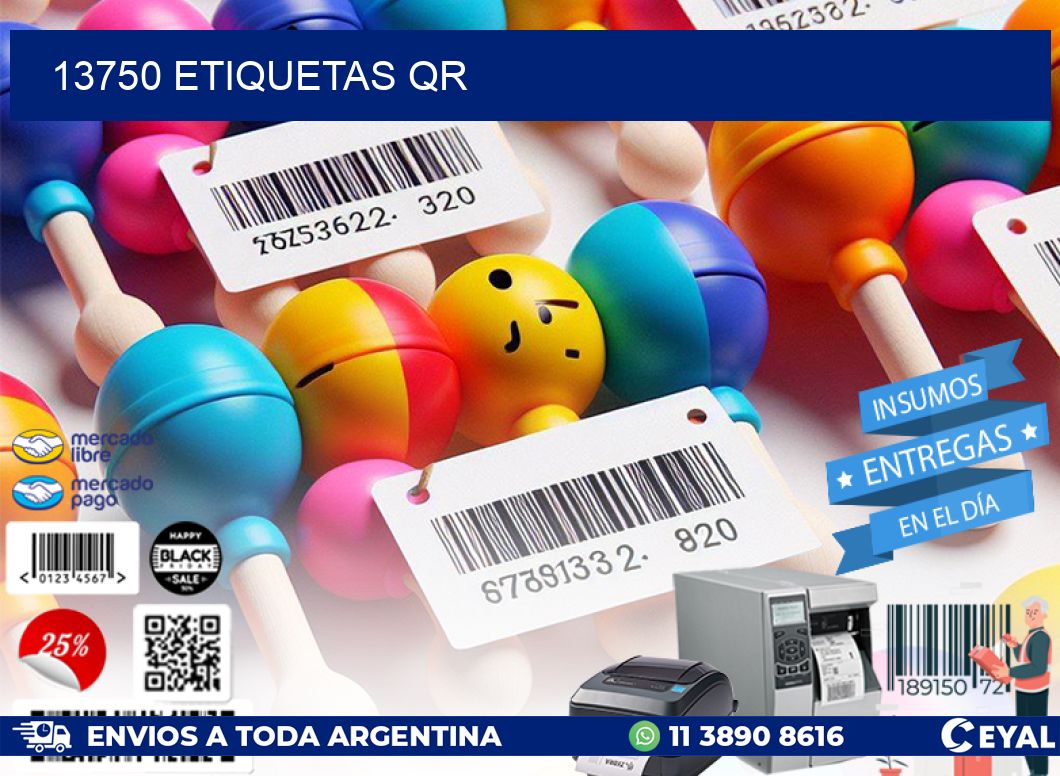 13750 ETIQUETAS QR