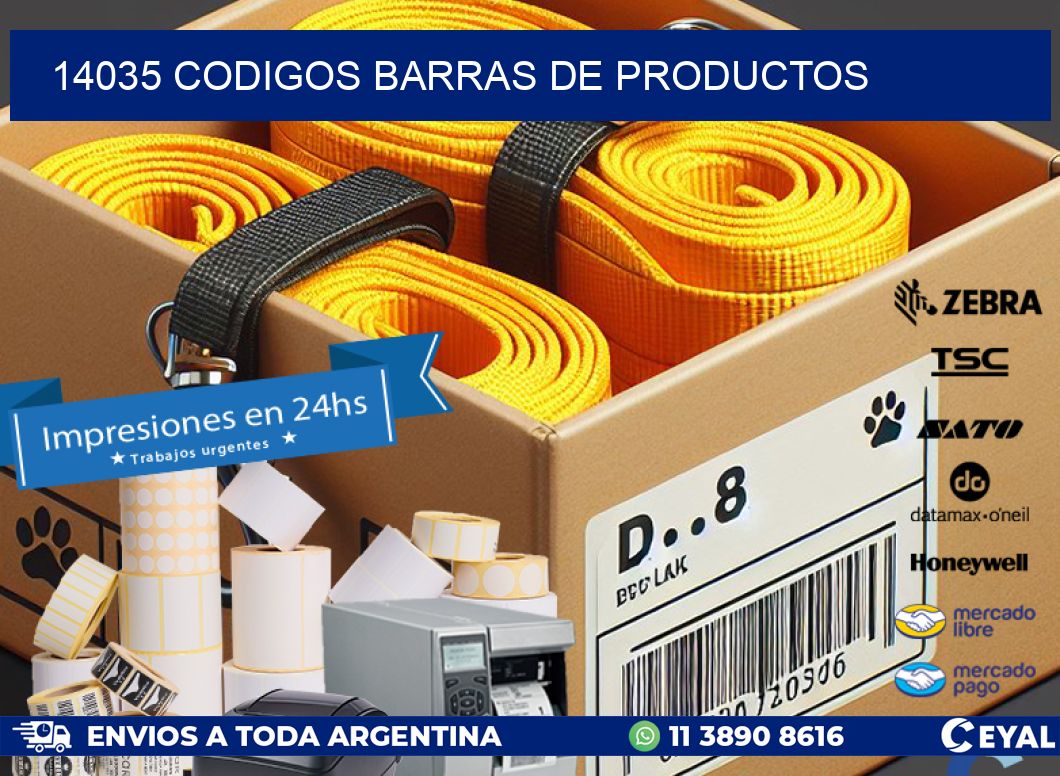 14035 CODIGOS BARRAS DE PRODUCTOS