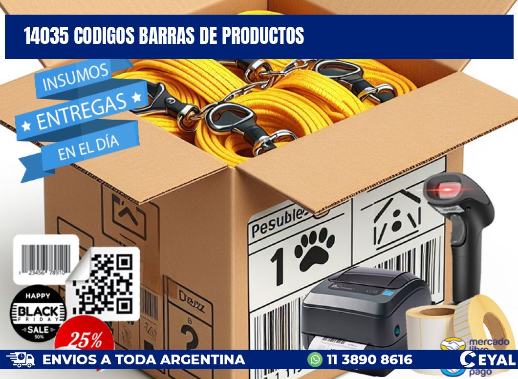 14035 CODIGOS BARRAS DE PRODUCTOS