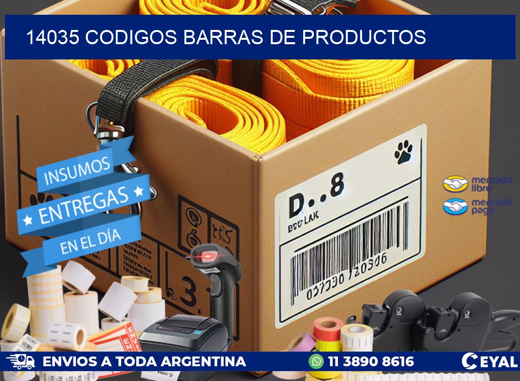 14035 CODIGOS BARRAS DE PRODUCTOS