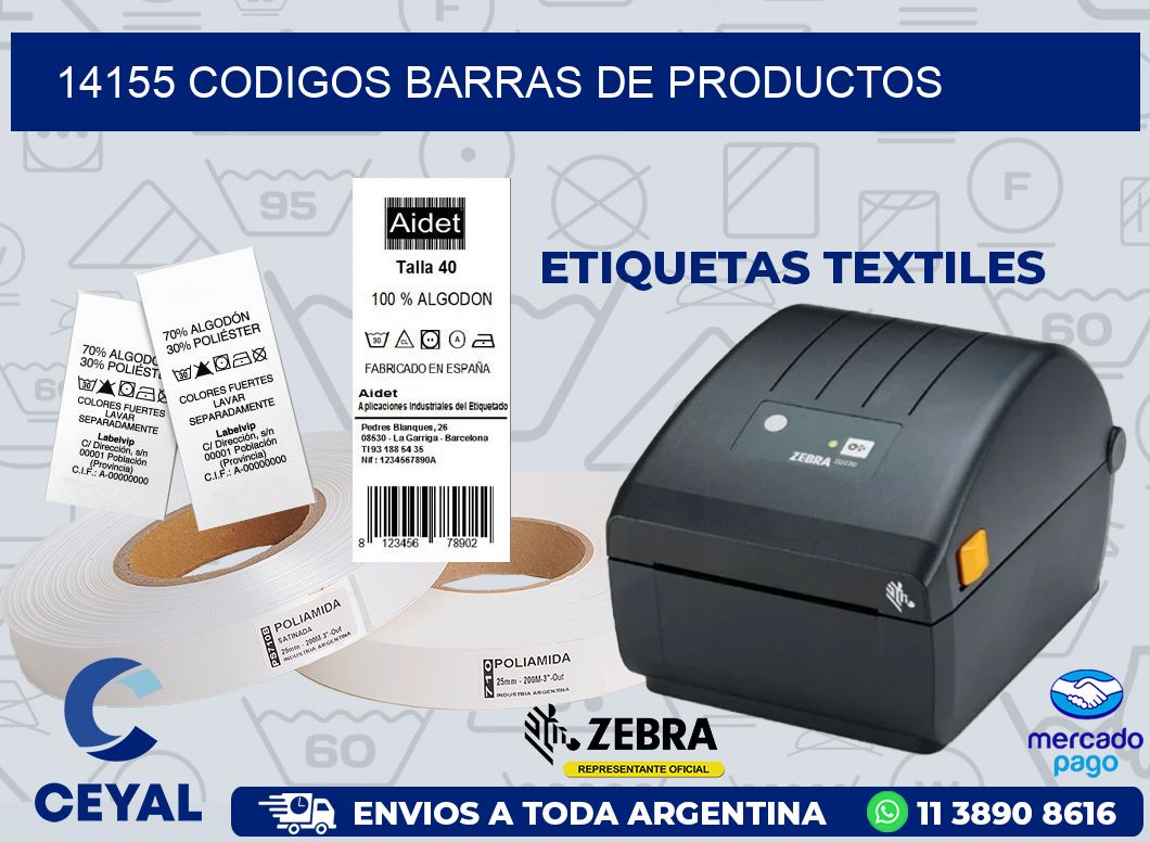 14155 CODIGOS BARRAS DE PRODUCTOS