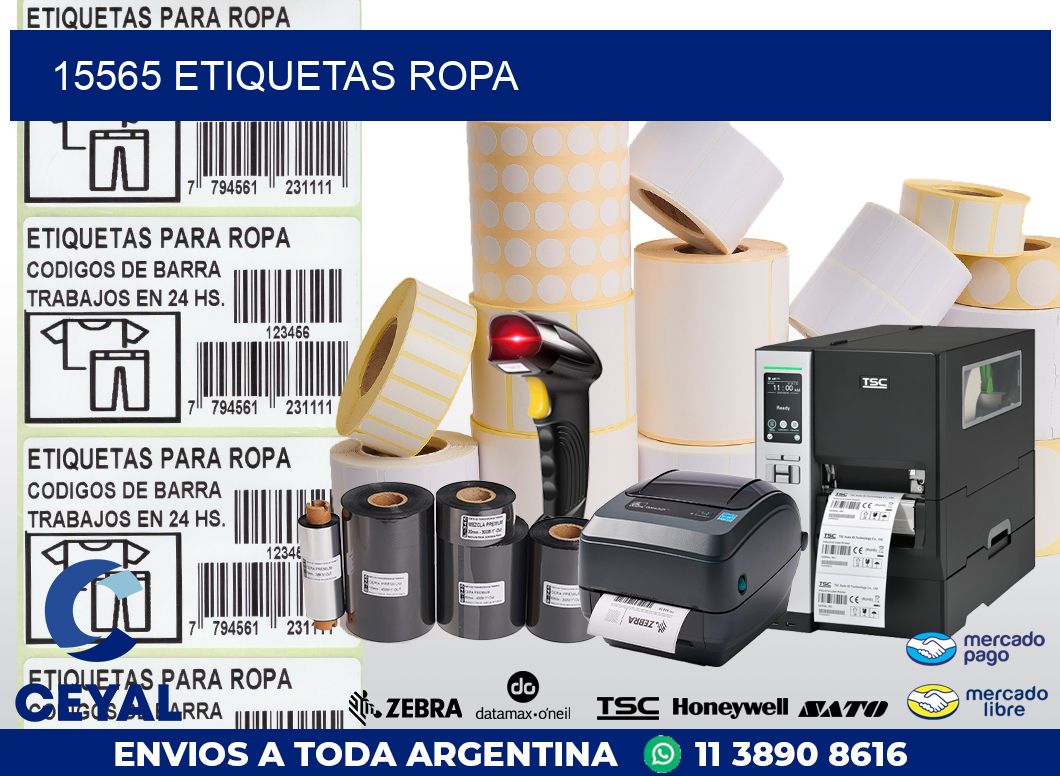 15565 ETIQUETAS ROPA