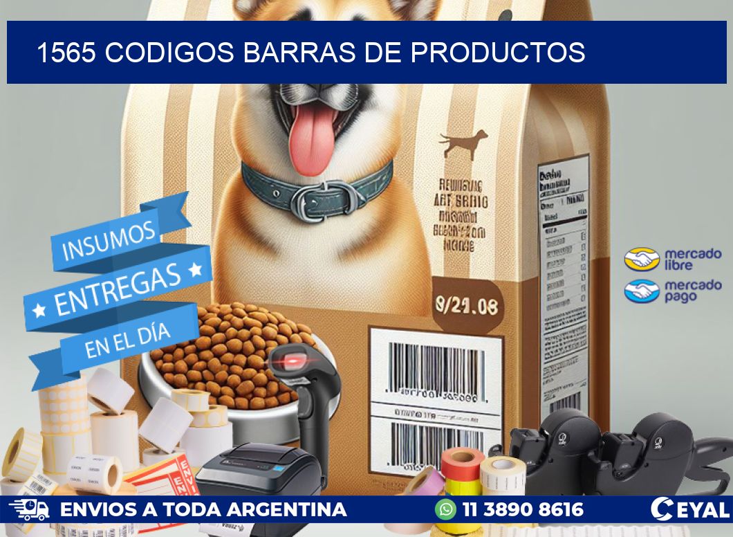 1565 CODIGOS BARRAS DE PRODUCTOS