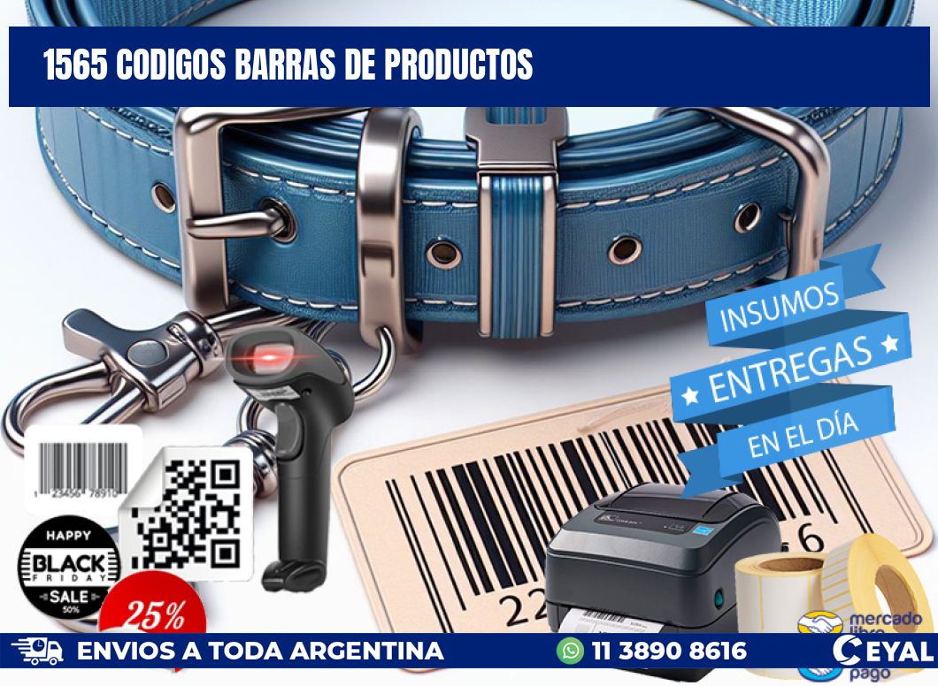 1565 CODIGOS BARRAS DE PRODUCTOS