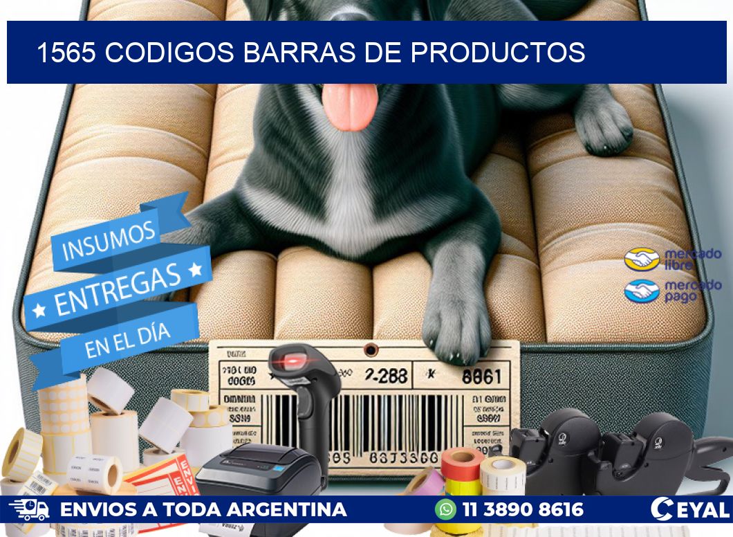 1565 CODIGOS BARRAS DE PRODUCTOS