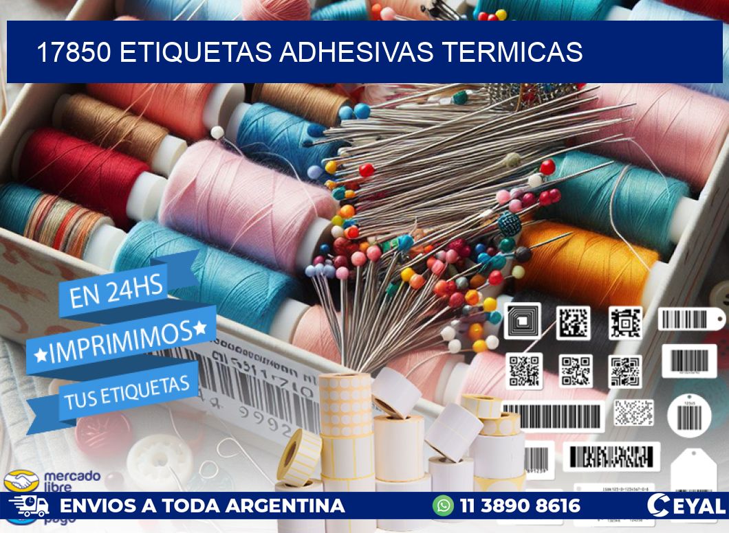 17850 etiquetas adhesivas termicas