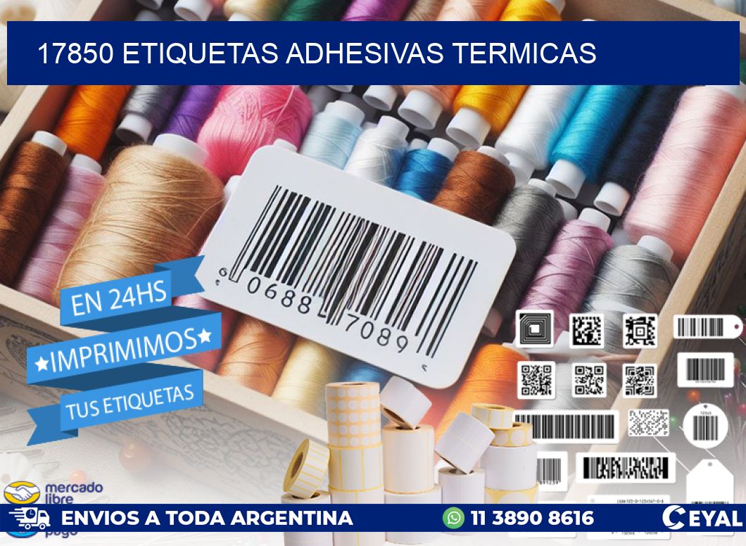17850 etiquetas adhesivas termicas