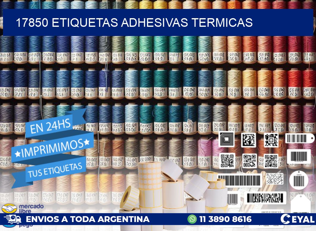 17850 etiquetas adhesivas termicas